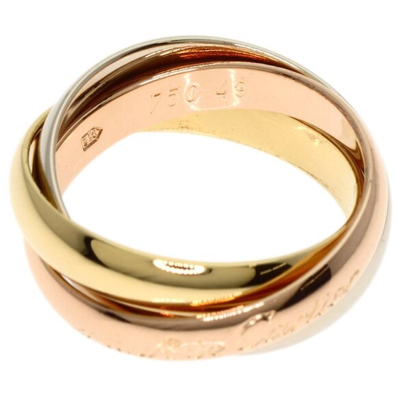 CARTIER 18k Yellow Gold Trinity Ring #49 - Picture 3 of 7
